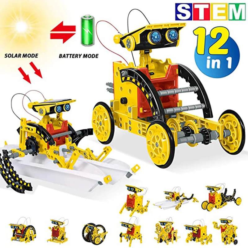 Renewable Energy Kits - 12 in 1 Esperimento scientifico Robot
