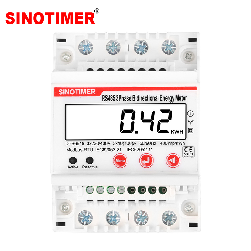 Energy Meter Bidirectional - Contatore di energia bidirezionale trifase 4P
