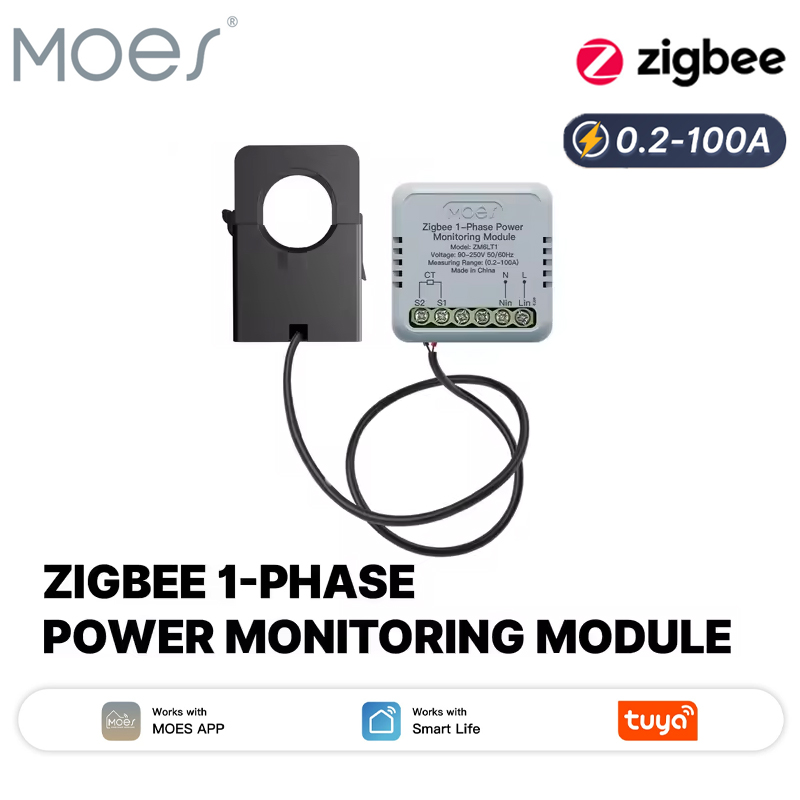 Energy Meter Bidirectional - MOES Tuya Zigbee Smart Contatore di
