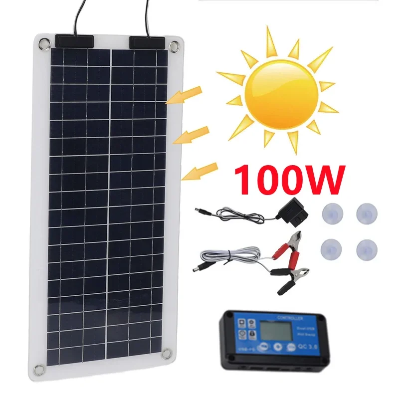 Renewable Energy Kits - Caricatore del pannello solare da 100