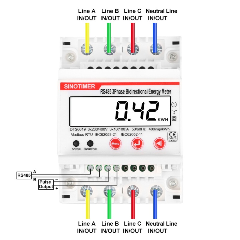Contatore di energia bidirezio - Energy Meter Bidirectional recensione e prezzo