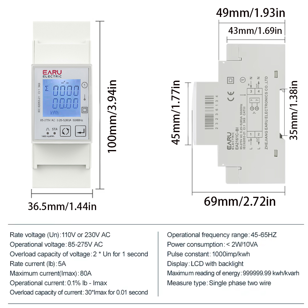 Contatore di Energia Intellige - Energy Meter Bidirectional recensione e prezzo