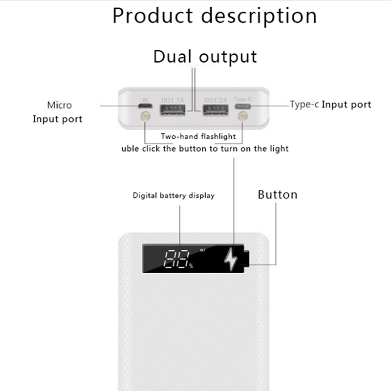 5x18650 Powerbank Portable Pov - Renewable Energy Kits recensione e prezzo